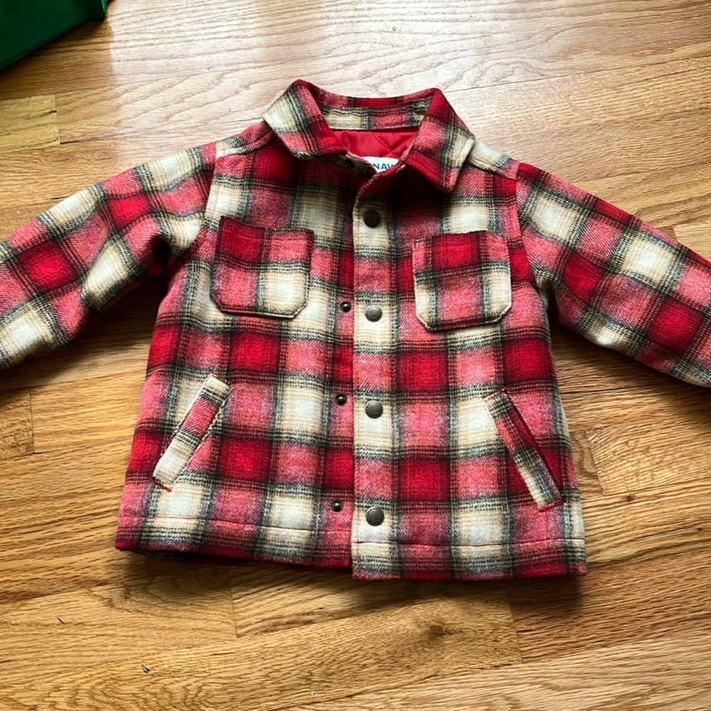 Plaid flannel quilt jacket